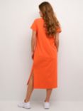KAFFE Mily Jersey Dress, Vermillion Orange