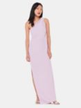 Whistles Bethan One Shoulder Maxi Dress, Lilac