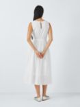 John Lewis ANYDAY Broderie Dress, White