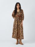 AND/OR Jacklin Island Floral Dress, Chocolate