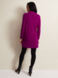 Phase Eight Azealia Knit Mini Dress, Purple