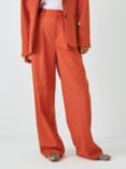 Equipment Owen Wide Leg Wool Blend Trousers, Chili