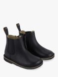 Young Soles Kids' Marlowe Leather Chelsea Boots, Black
