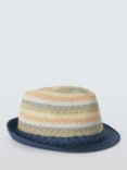 John Lewis Kids' Stripe Trilby Hat, Multi