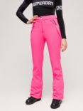 Superdry Ski Softshell Slim Trousers, Hyper Magenta Pink