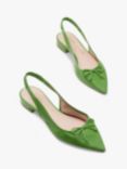 kate spade new york Veronica Perforated Leather Pointed Pumps, Green