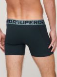 Superdry Organic Cotton Blend Boxers, Pack of 3, Eclipse Navy