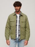 Superdry Surplus Zip Through Overshirt, Green