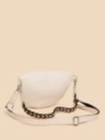 White Stuff Sebby Leather Cross Body Sling Bag, Natural/Multi
