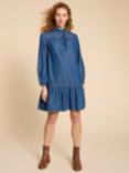 White Stuff Maisie Denim Dress, Blue