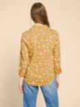 White Stuff Annie Jersey Shirt, Yellow, Yellow