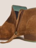 White Stuff Suede Ankle Boots, Dark Tan
