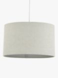 John Lewis Sophia Linen Cylinder Lampshade, Grey