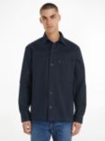 Tommy Hilfiger Solid Bedford Overshirt, Navy