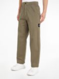 Calvin Klein Jeans Trim Woven Trousers, Dusty Olive