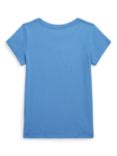 Ralph Lauren Kids' Polo Bear T-Shirt, New England Blue