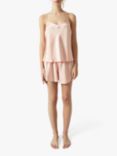 True Decadence Cami Short Pyjama Set, Dusty Pink