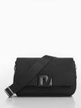 Mango Gina Quilted Crossbody Bag, Black