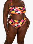 We Are We Wear Mid Rise Bikini Bottoms, Paper Print