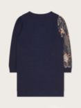 Monsoon Kids' Celestial Sequin Sleeve Sweatshirt Top, Navy