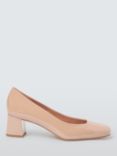 John Lewis Amanda Patent Leather Court Shoes, Blush Patent