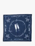 Nudie Jeans Ingrid Organic Cotton Handkerchief, Blue