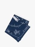 Nudie Jeans Ingrid Organic Cotton Handkerchief, Blue