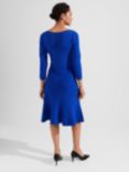 Hobbs Quinn Knitted Dress, Egyptian Blue