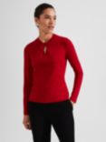 Hobbs Effie Ecovero Long Sleeve Jumper, True Red