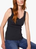 White Stuff Sea Breeze Vest Top, Dark Grey