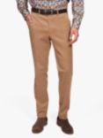 Simon Carter Brushed Cotton Trousers, Brown