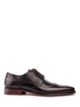 Simon Carter Burrow Leather Brogue Shoes, Black