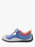 Clarks Baby Roller Bright T-Bar First Shoes, Blue