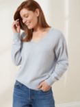 Truly V-Neck Wool Cashmere Blend Jumper