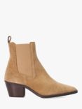 Dune Pexas Suede Chelsea Boots, Sand