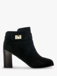 Moda in Pelle Maricella Suede Heeled Ankle Boots