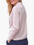 Pure Collection Lofty Cashmere Raglan Sleeve Jumper, Soft Oyster