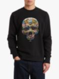 Paul Smith Sticker Skull Jumper, Black/Multi