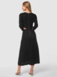 Closet London Jacquard Twist Dress, Black