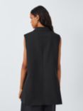 John Lewis Sleeveless Blazer, Black