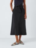 John Lewis A-Line Wool Blend Skirt, Black