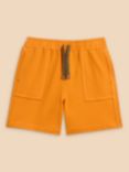 White Stuff Kids' Jersey Shorts, Mid Orange