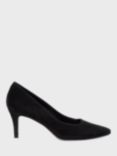 Hobbs Amy Suede Court Shoes, Black