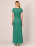 Adrianna Papell Beaded Maxi Dress, Jungle Green