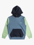 Billabong Kids' Arch Colour Block Hoodie, Vintage Indigo