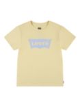 Levi's Kids' Batwing Logo T-Shirt, Light Yellow