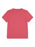 Levi's Kids' Hit Mini Batwing Logo Short Sleeve T-Shirt, Fuchsia