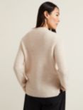 Phase Eight Connie Wool Blend Jumper, Stone