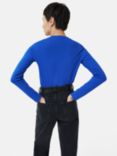 Jigsaw Supima Cotton Long Sleeve T-Shirt, Blue
