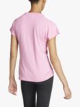 adidas AEROREADY Train Essentials V-Neck T-Shirt, Bliss Pink